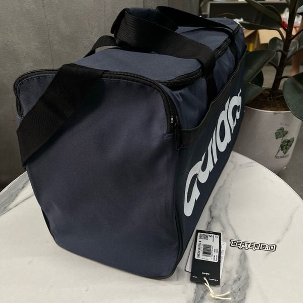 Túi Adidas Duffel Linear Essentials Shadow Navy Cỡ Vừa - HR5349 - 1376