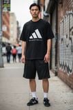 Áo Thun Unisex Adidas Basketball Black White - JX5575 - 1121