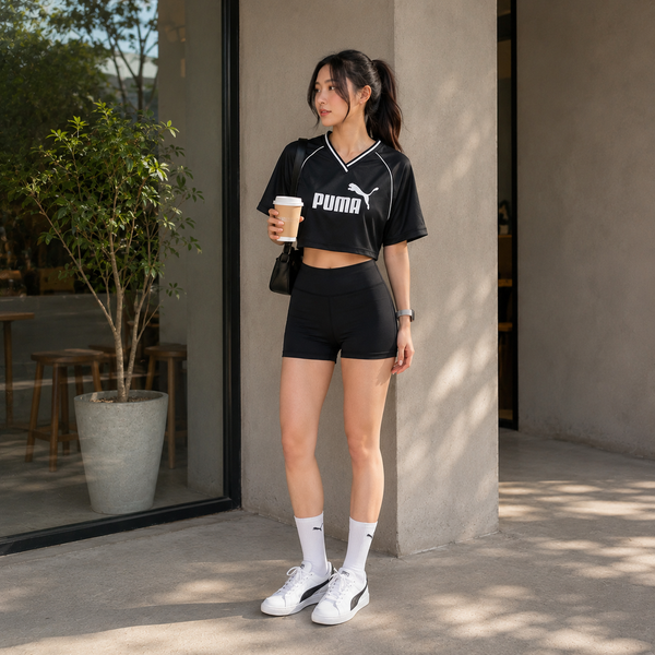 Áo Thun PUMA Essentials Relaxed Cropped - 688114-01 - 1411