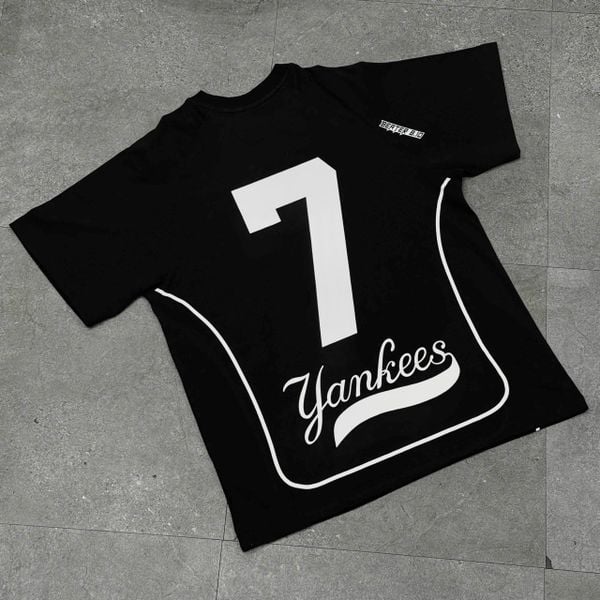 905 - Áo Jersey New Era New York Yankees Black Line - 12354878