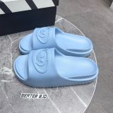 974 - Dép Adidas Adilette Trefoil Badge Slide Blue