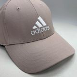 Mũ Nón Adidas Cotton Baseball Cap Wonder Taupe White - IC9696 - 1182
