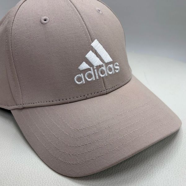 Mũ Nón Adidas Cotton Baseball Cap Wonder Taupe White - IC9696 - 1182