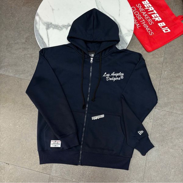 965 - Áo Khoác Zip New Era New York Los Angeles Dodgers Navy - 17224369