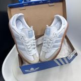 Giày Samba OG 'White Halo Blue Gum' Cloud White Sneakers Women - IE0877 - 1145