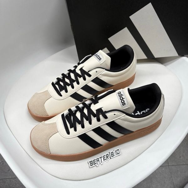 Giày Thể Thao Adidas VL Court Base Crystal Sand - JR6912 -1202