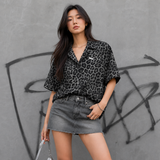 Áo Sơ Mi Puma Unisex Leo Luxe Relaxed All-Over Print Woven Black - 632340-01 - 1413