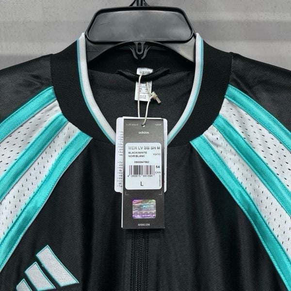 Áo Khoác Bóng Chày Adidas x Mercedes AMG Petronas Formula One Team Las Vegas Black White - KG4743 - 1233