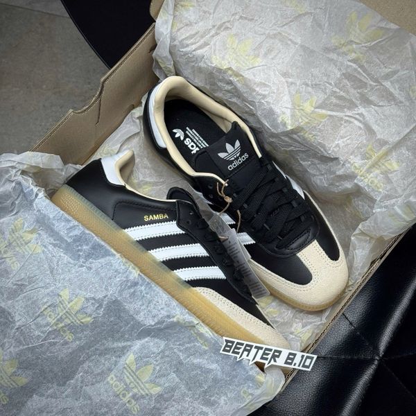 961 - Giày Adidas Samba Core Black Cloud White Gum - JS3832