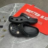 418 - Dép Sandal Clog Unisex Crocs Classic (Black/ White/ Bone/ Blue)