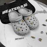 419 - Dép Sandal Clog Unisex Crocs Classic Geometric (Black/ White/ Grey/ Brown/ Beige)