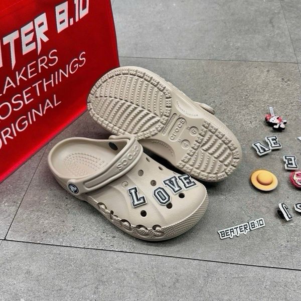 Dép Sandal Crocs Baya Clog Cobblestone - 10126-2V3 - 925