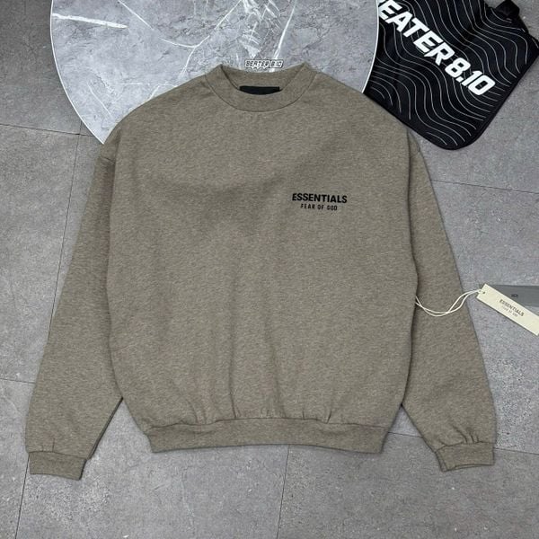 1029 - Áo Sweater Fear of God Essentials Fleece 'Heather' Crewneck - 192HO246269F