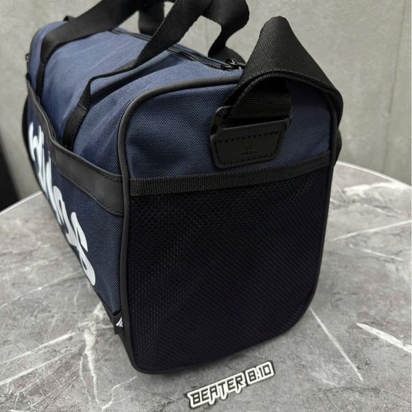 Túi Adidas Duffel Linear Essentials Navy Cỡ Nhỏ - HR5346 - 1377