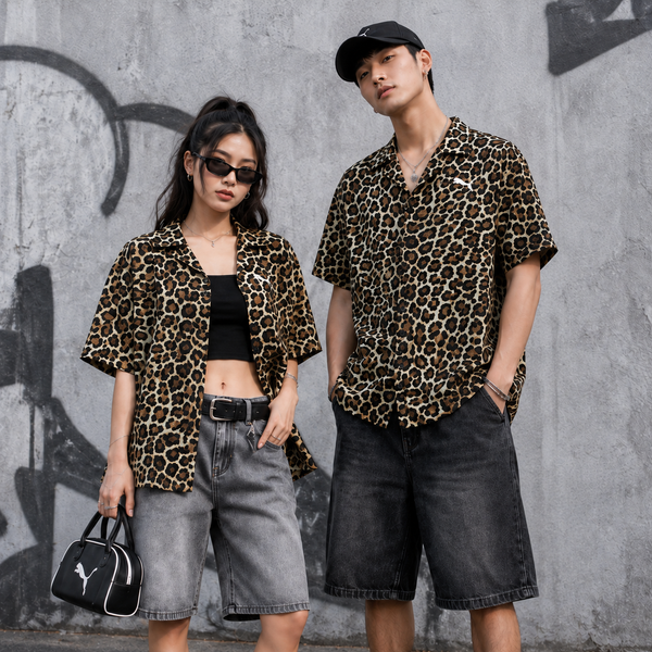 Áo Sơ Mi Puma Unisex Leo Luxe Relaxed All-Over Print Woven - 632340-87 - 1414