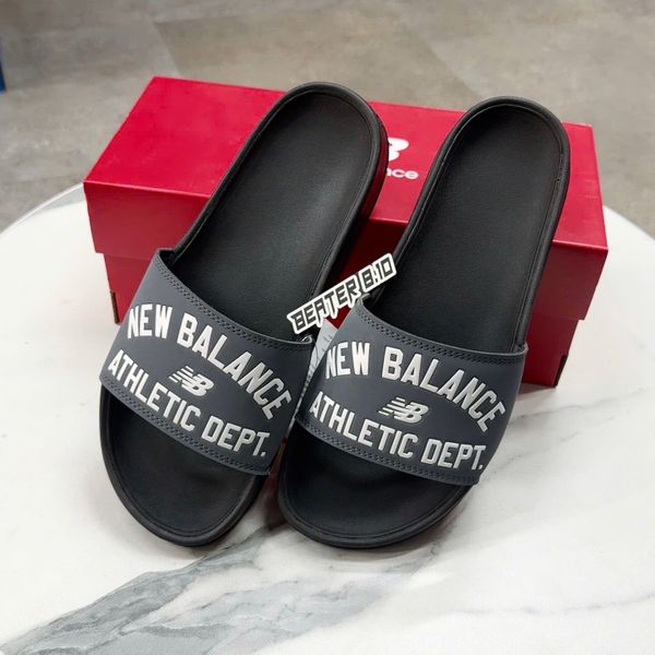 742 - Dép Quai Ngang New Balance 200 Grey Black - SMF200J3