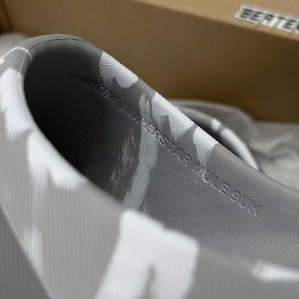 877 - Dép Sục Adidas Superstar Adifom Mule Grey - JI3154