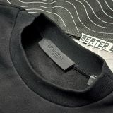 1028 - Áo Sweater Fear of God Essentials Fleece 'Black' Crewneck - 192HO246260F