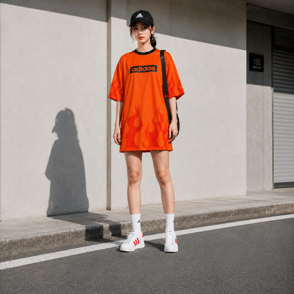 Váy Vải Lưới Adidas Hockey Flames Orange -  JX7601 - 1192
