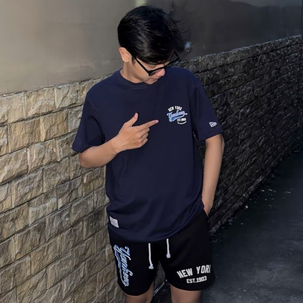 903 - Quần Short New Era New York Black Logo Yankees 1903 - 14825012