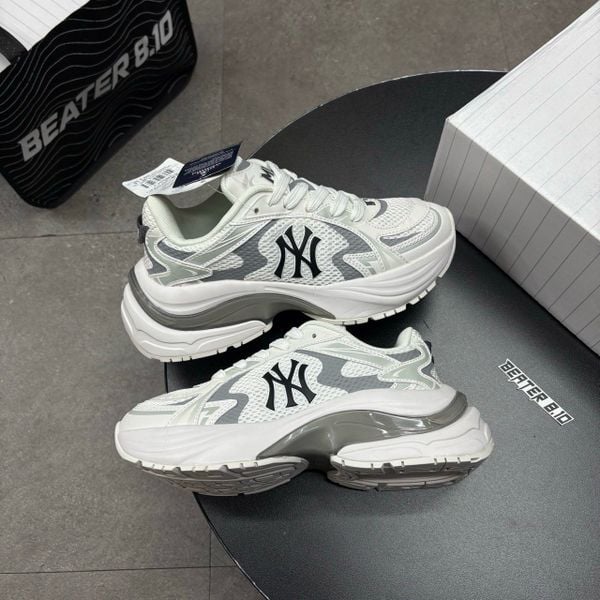 911 - Giày MLB Korea Curve Runner New York Yankees White - 3ARNSPL4N-50WHS