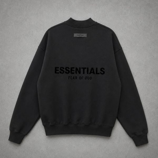 Áo Sweater Fear Of God Essentials Crewnek Black 2022 - 192SU224430F - 140