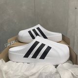 861 - Dép Sục Adidas Superstar Adifom Mule Cloud White - IF6184
