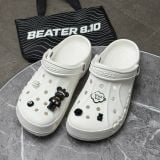 417 - Dép Sandal Clog Unisex Crocs Baya (Trắng / Đen)