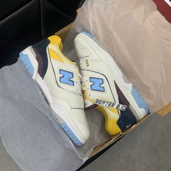 127 - New Balance 550 Yellow University Blue - BB550NCF