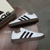 528 - Giày Adidas VL Court Base ‘White Gum” - ID3711