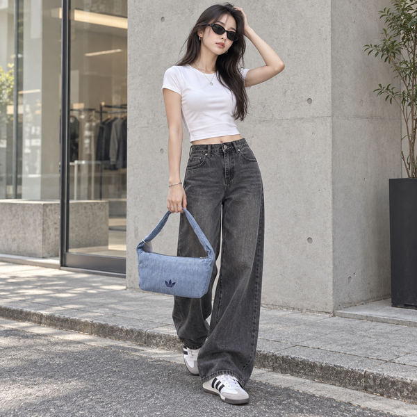 Túi Handbag Adidas Denim Shoulder Bag - KE0684 - 1477