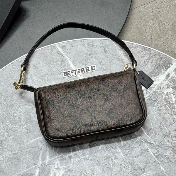 808 - Túi Coach kẹp nách Nolita 19 In Signature Canvas - CS442