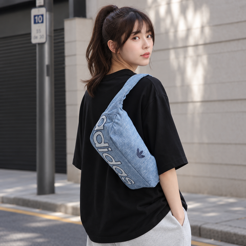 Túi Handbag Adidas Denim Shoulder Bag - KE0684