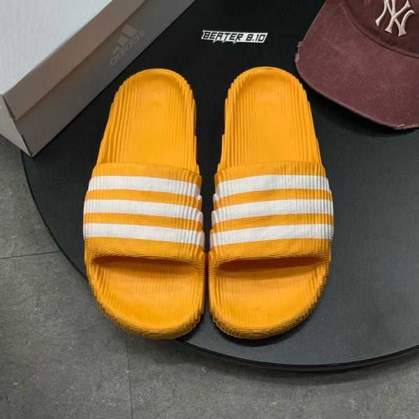 492 - Dép Quai Ngang Adidas Adilette 22 Orange Pastel - IE9183