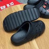 752 - Dép Adidas Adilette Clog 2.0 Black - JR4025 (Sample)