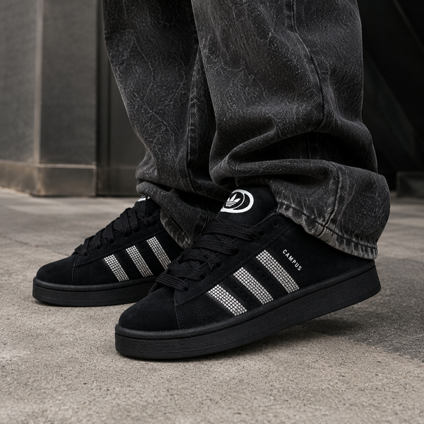 Giày Adidas Campus 00s Black Silver Metallic - IH6831 - 1266