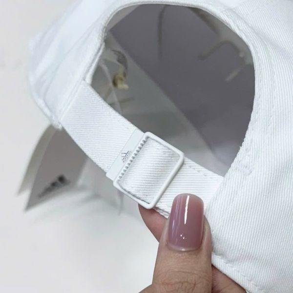 Mũ Nón Adidas Cotton Twill 3 Gạch White - II3509 - 1374