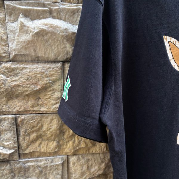 279 - Áo MLB Rabbit Short Sleeve NY Yankees Black - 3ATSQ0131-50BKS