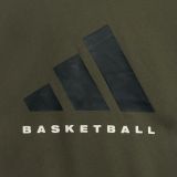 Áo Thun Unisex Adidas Basketball Olive BLack - JX5583 - 1122