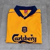 Áo Bóng Đá Nam Lfc Adult Retro Sân Khách Liverpool Yellow - A13350 - 1342