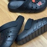 752 - Dép Adidas Adilette Clog 2.0 Black - JR4025 (Sample)