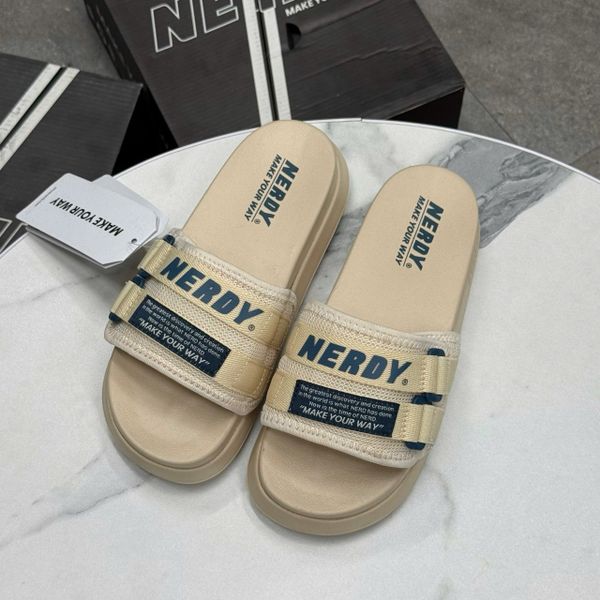 337 - Dép Nerdy Fabric Handle ‘Camel’ - PNEU21AEO11403