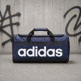 Túi Adidas Duffel Linear Essentials Navy Cỡ Nhỏ - HR5346 - 1377