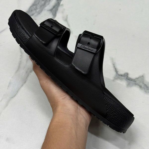 670 - Dép Sandal Skechers Birkenstock Foamies 2.0 màu Đen - 111590-BBK