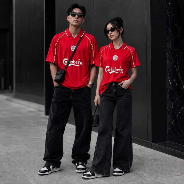 Áo Đá Bóng Nam LFC Sân Nhà Liverpool 2000 ‘Red' - I8386 - 1327