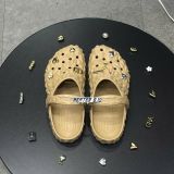 419 - Dép Sandal Clog Unisex Crocs Classic Geometric (Black/ White/ Grey/ Brown/ Beige)