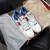 192 - Giày New Balance 550 White True Red Atlactic Blue - BB550NCH