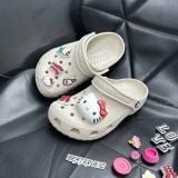 Dép Sandal Clog Unisex Crocs Classic Light Bone - 910