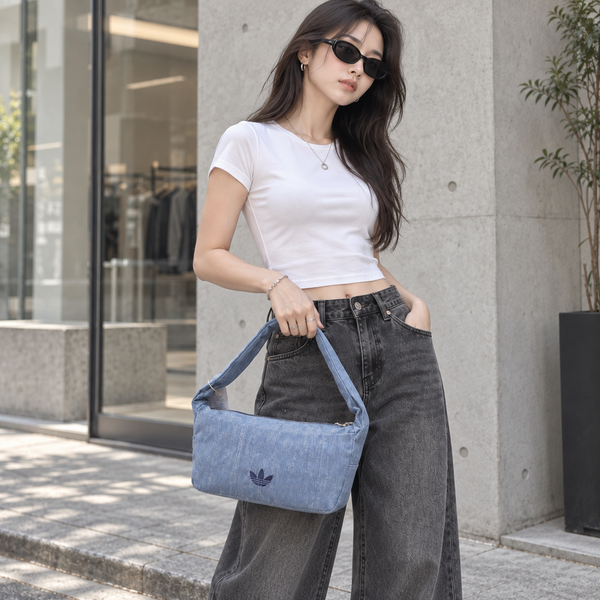 Túi Handbag Adidas Denim Shoulder Bag - KE0684 - 1477