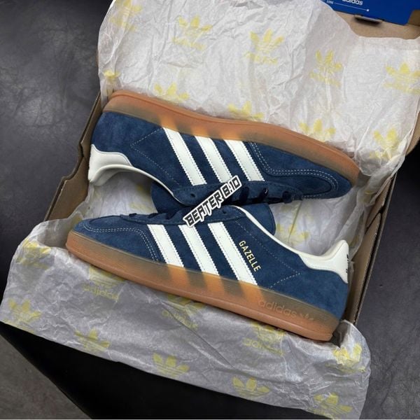 Giày Adidas Originals Gazelle Indoor 'Gold Metallic' - JQ8393 - 1082